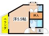 高橋ﾋﾞﾙ 1Rの間取り