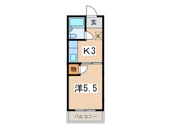 間取図 メゾンアサヒ