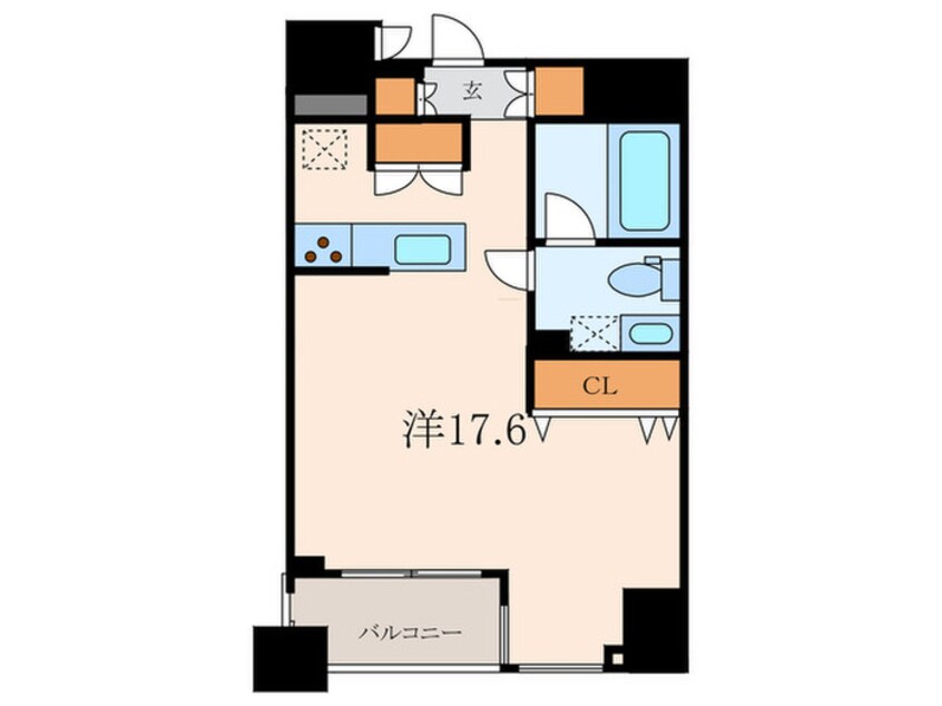 間取図 MFPRコート赤坂見附