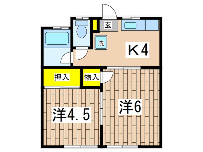 間取図 エスペランサ横須賀