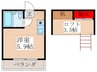 ｍｙ　ｐｌａｎ中野中央Ａ 1Rの間取り