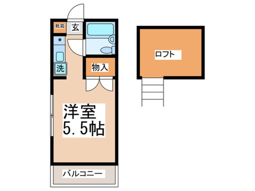 間取図 フローラ大倉山