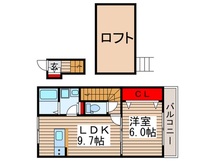 間取り図 フェリーチェⅡ
