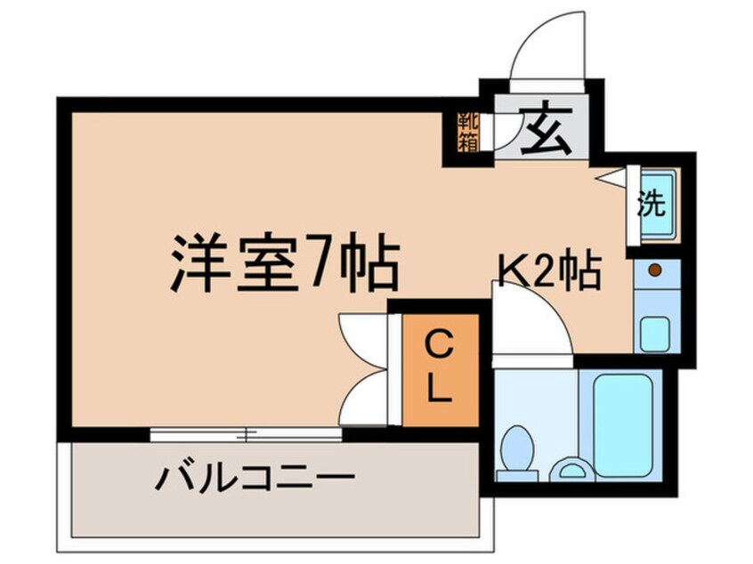 間取図 モンシャトー久地