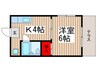 ビラハザマ 1Kの間取り