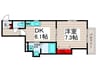 CASA Forte 1DKの間取り