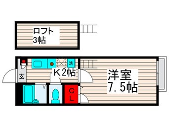間取図 メインシティガ－デンアゼリア２