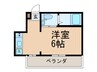 谷マンション 1Rの間取り