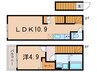 ミハス目白 1LDKの間取り