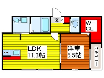 間取図 ＳＯＬ　ＦＬＡＣ