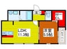 ＳＯＬ　ＦＬＡＣ 1LDKの間取り