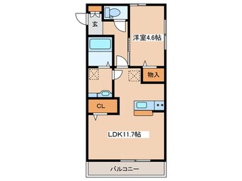 間取図 ファインフレッサ