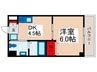 アドラブール 1DKの間取り