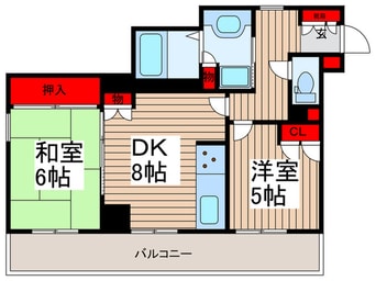 間取図 東急ﾄﾞｴﾙ･ﾃﾞｭｵﾌﾟﾗｻﾞ川口弐番館