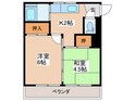 グリ－ンハウスの間取図