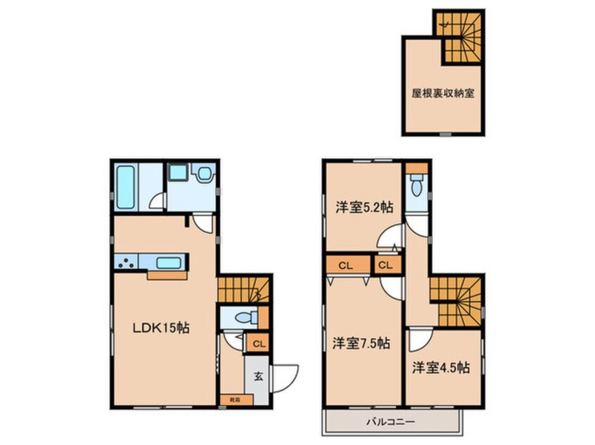 間取図 Kolet分倍河原