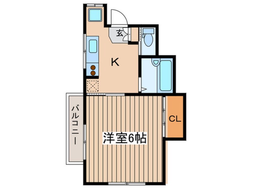 間取図 ハイツイシダ２