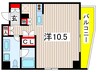 カスタリア森下Ⅱ 1Rの間取り