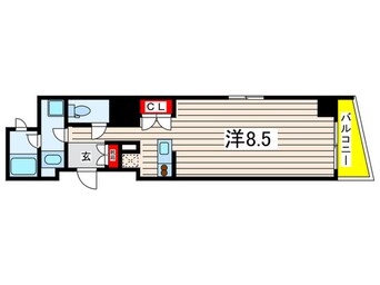 間取図 カスタリア森下Ⅱ