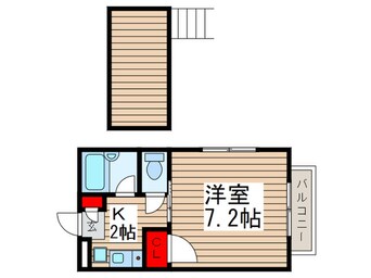 間取図 クレール三山