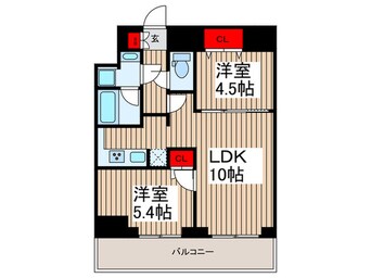 間取図 グラシアプレイス曳舟