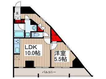 間取図 グラシアプレイス曳舟