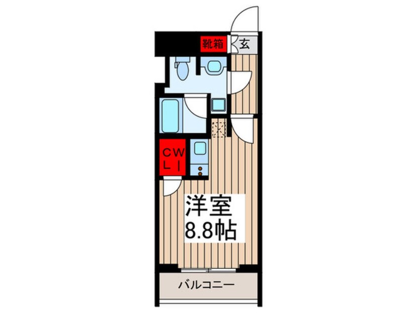 間取図 グラシアプレイス曳舟