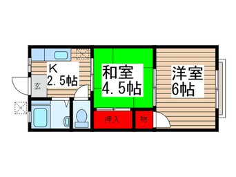 間取図 エメラルドハイツ