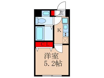 間取図 サンシエ中野新橋