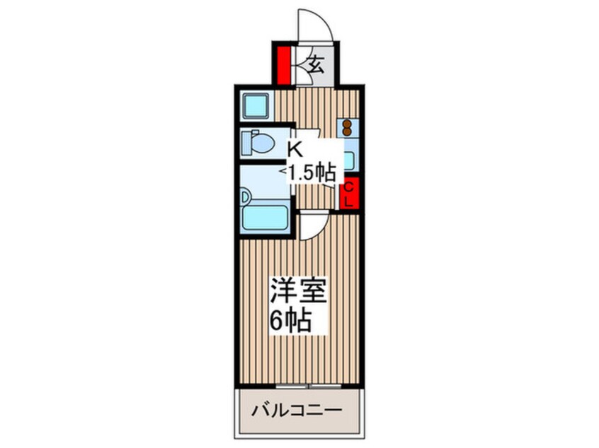 間取図 グランフォ－ス所沢(803)