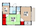 鍵山2丁目貸家2の間取図