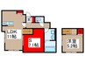 仮）リッチグレイス 1LDK+Sの間取り