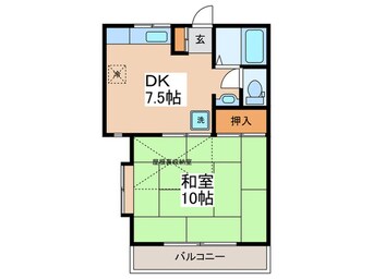 間取図 メゾンオリオール