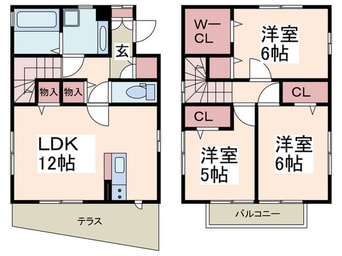間取図 森邸Ｄ
