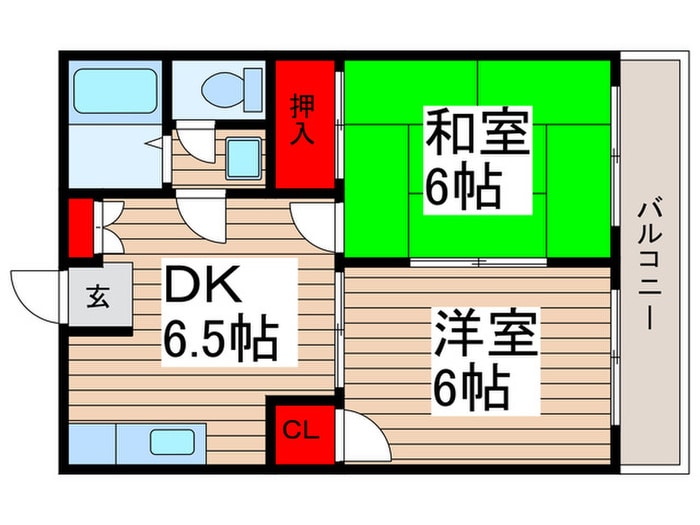 間取り図 シティハイツ辰和
