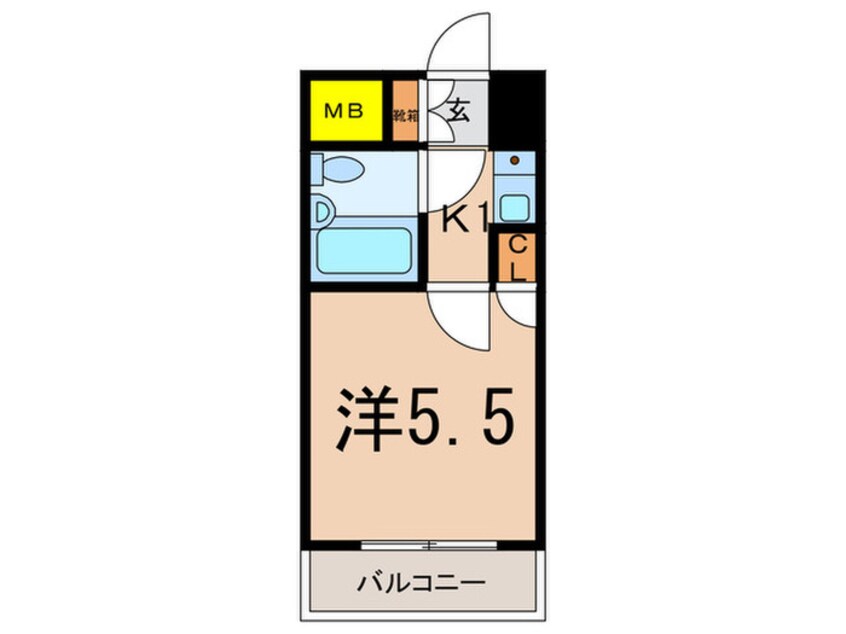 間取図 レクセル新子安(1110)