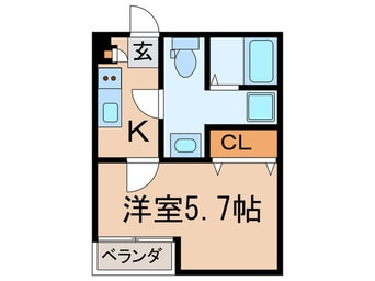 間取図 モダンコート祖師谷