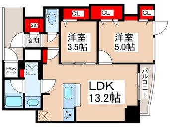 間取図 GRACIA 　PLACE　ASAKUSABASHI