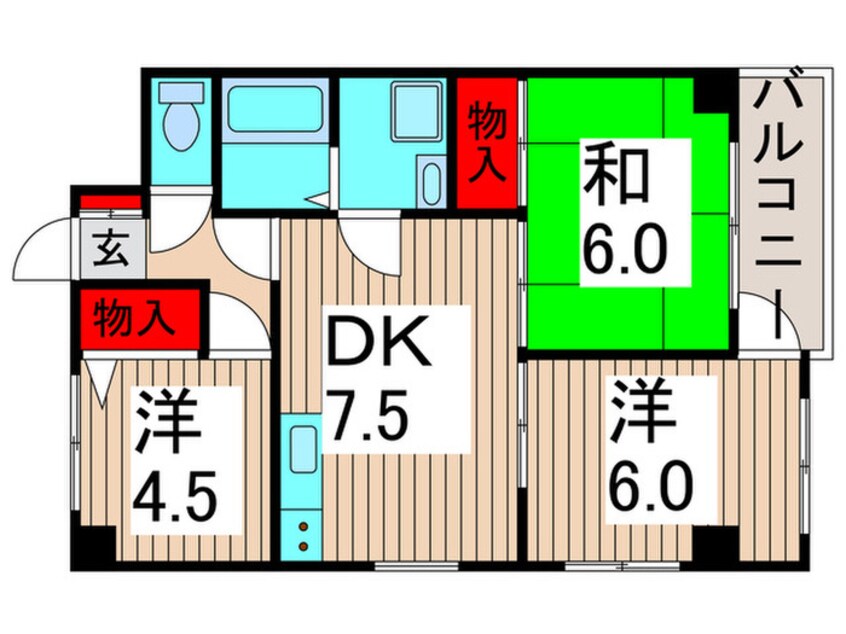 間取図 プランド-ル・シモン