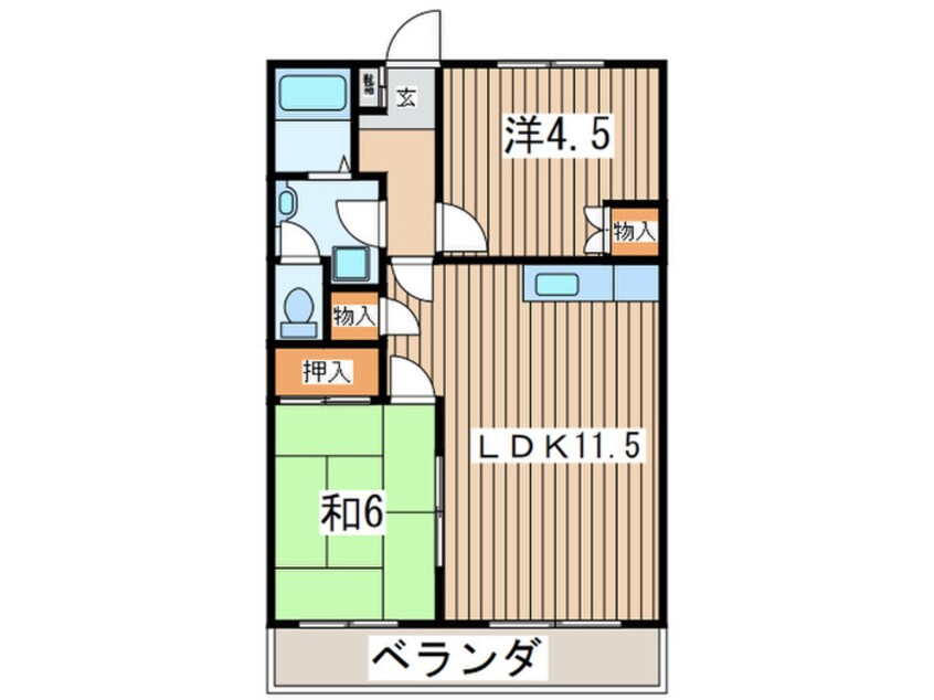 間取図 ルミナス原宿