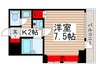 アクシス大久保 1Kの間取り
