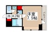 アクシス大久保 1Kの間取り