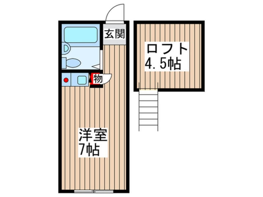 間取図 ドミ－ル栄