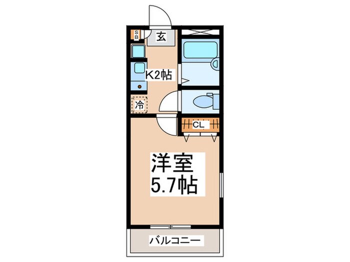 間取り図 メロ－フラッツ湘南