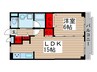 コ－ポ近代 1LDKの間取り
