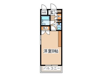 間取図 エンゼルイン大森（２０５）