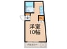 安東ビル 1Rの間取り