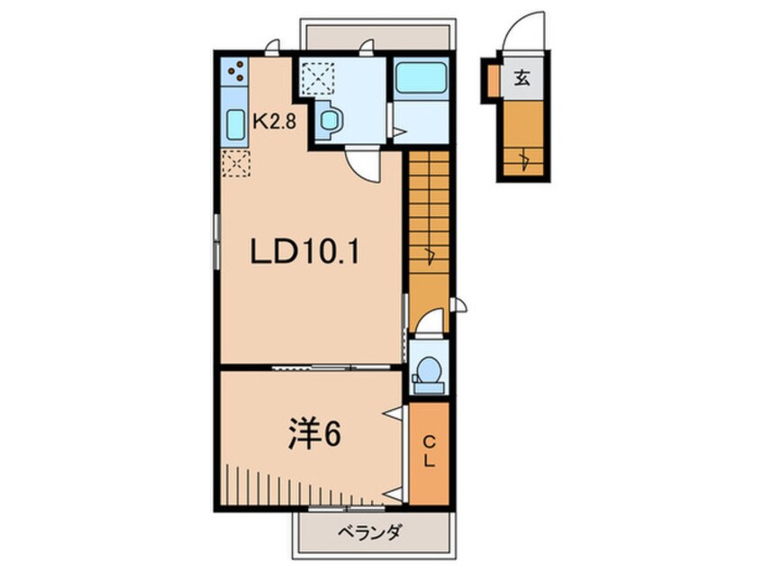 間取図 ファミーユ石原