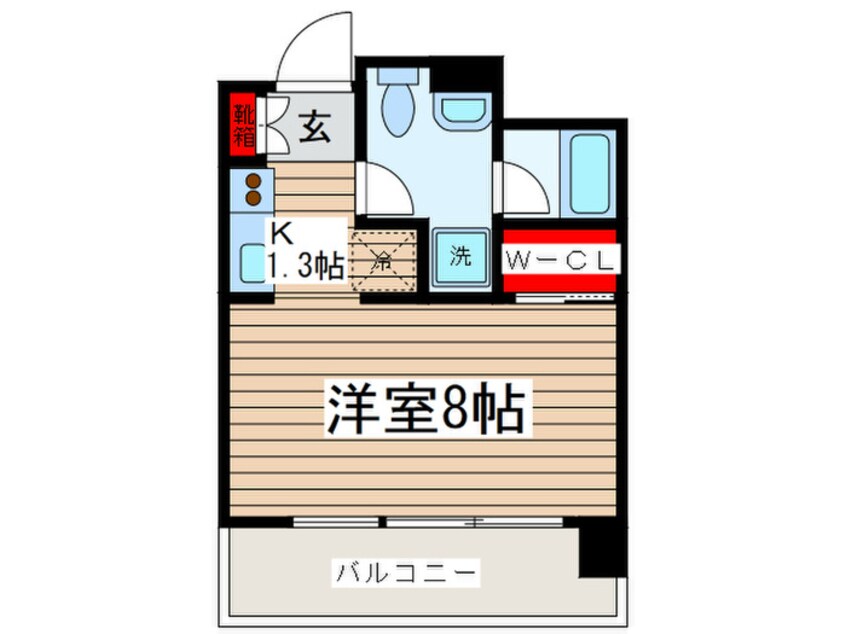 間取図 パ－クアクシス錦糸町