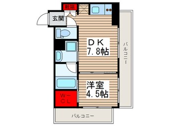 間取図 パ－クアクシス錦糸町